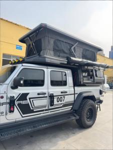 Caja de Carga Desmontable para Camioneta 4x4, Personalizada, de Aluminio Ligero, Impermeable, con Techo Rígido y Toldo, Equipo para RV Todoterreno - Product Image 2