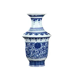 Hot selling ceramic vases in Jingdezhen Factory Wholesale Jingdezhen Blue and White Small Ceramic Flower Vase