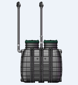 Serbatoio di trattamento delle acque reflue domestiche a costo zero con capacità di 5000L/giorno per moschee, alberghi, luoghi turistici, stazioni di servizio - Product Image 1