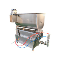 Sauce chaude de trémie de mélange de type U semi-automatique d'acier inoxydable, glycérine, machine de remplissage de liquide de pâte