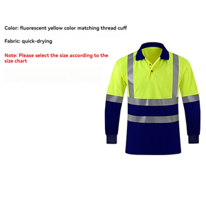 <span class=keywords><strong>OEM</strong></span>高品質クイックドライワーク建設服長袖男性安全<span class=keywords><strong>Hi</strong></span> <span class=keywords><strong>Vis</strong></span>作業服反射夏ロゴ販売バルク - Product Image 3