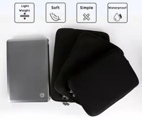 Sacoche d'ordinateur portable personnalisée en néoprène, 13-15 pouces, étanche, portable, décontractée, professionnelle, tendance, avec fermeture éclair