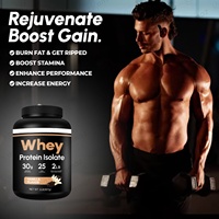 Protéine de lactosérum instantanée saveur naturelle, complément de fitness, mélange pour shake protéiné pour un mode de vie actif, approvisionnement en vrac