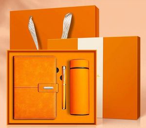 Promo Wholesale Business Luxury Customizable PU Leather A5 <b>Notebook</b> Logo Corporate Gift <b>Set</b> With Pen, Thermal Mug - Product Image 2