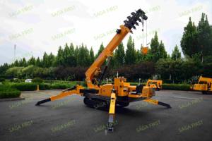 رافعة صغيرة تلسكوبية <span class=keywords><strong>1</strong></span> طن-18 طن رافعة عنكبوتية صغيرة رافعة مجنزرة مع ركائز تلسكوبية هيدروليكية - Product Image 2