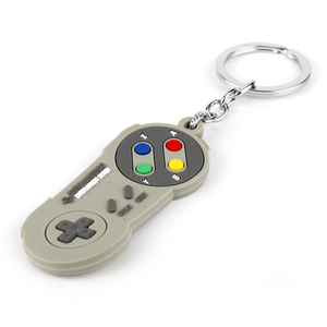 Mới đến chơi game sáng tạo đồ trang sức Video Game điều khiển Keyring trò chơi Pad cao su Keychain Móc chìa khóa - Product Image 5