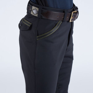 <span class=keywords><strong>Pantalon</strong></span> d'équitation pour enfant avec grip en silicone personnalisé, 5 couleurs, poches, séchage rapide, pour garçon - Product Image 4