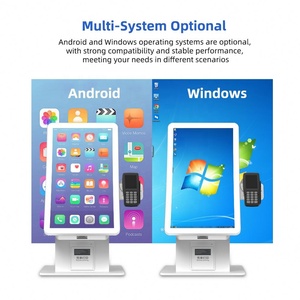 Oem Odm 1920X1080P 2K Quality 23.6 Inch Curved Screen Kiosk windows Pos Hardware bar Code <b>Scanner</b> in Store or Canteen - Product Image 5
