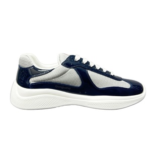 Sneakers in Pelle di Vacchetta di Alta Qualità, Stile America's Cup, con Rete <span class=keywords><strong>Tecnica</strong></span>, per Uomo e Donna, Taglie 36-46, Design Fitness - Product Image 3