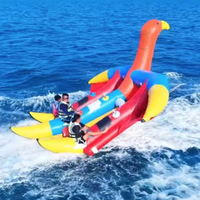 Nouveau design de jouet aquatique gonflable tractable : Dragon volant, Poisson volant, Oiseau, Raie manta pour la navigation nautique