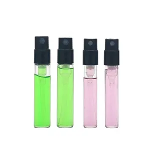 Mini Kosmetik glasflasche 1,8 ml 2,5 ml Leere Parfüm flasche für die Hautpflege Mist Pump Sprayer Glas Parfüm flasche mit Sprayer