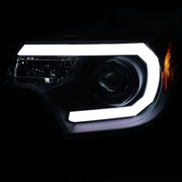 Projecteur de phare Led 200W de haute qualité pour Toyota Tacoma 2012-2015 lumière blanche chaude 12V/24V Matb lampe avant noire