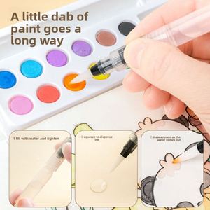 ชุดสีน้ำและสีกัวชสำหรับเด็ก 8 มล.-เอสเอฟ001 ขายส่ง พร้อมสีสำหรับระบาย - Product Image 3