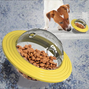 Fashion Plastic UFO-Shaped <strong>Dog</strong> Treat-Dispensing Boredom Buster Ball <strong>Toy</strong> - Product Image 2
