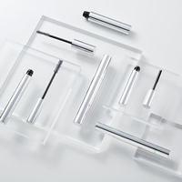 Tubes cosmétiques de luxe en aluminium vides pour gloss et anticernes, avec logo personnalisé, de haute qualité, avec embouts en feutre/brosse