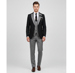 Blazer de traje casual para hombre, corte ajustado, nuevo, de alta calidad, formal, a la moda, para oficina. - Product Image 3