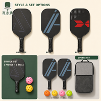 Ensemble de pickleball portable léger en carbone graphite pour adultes - Entraînement et divertissement - Vente directe usine
