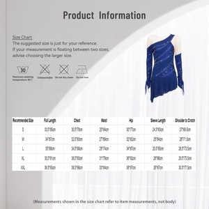 Robe de danse de salon pour femmes, tenue de danse lyrique, costume de patinage artistique, robe de gymnastique, danse latine - Product Image 6