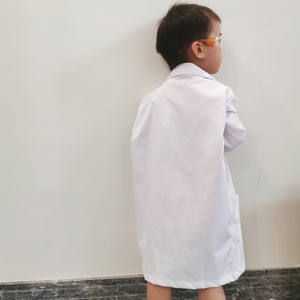 Blouse de laboratoire pour enfants avec carte d'identité, lunettes, sciences, technologie, ingénierie, mathématiques, classe STEM, véritable blouse de laboratoire - Product Image 4