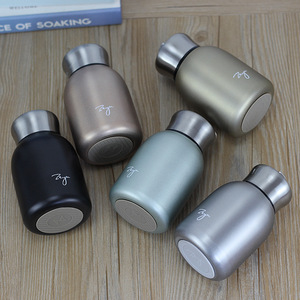 Wholesale Stainless Steel Hanging Ring <b>Small</b> Fat Ding Insulated Cup Double-layer Vacuum Student Portable Cute Water Printing - Product Image 3