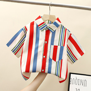 Nouvelle Collection 2025 – Chemise d'été décontractée en coton à manches courtes pour garçons, enfants et bébés – Modèle fin - Product Image 2