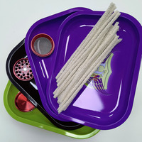 Ensemble d'accessoires pour fumer personnalisés 2023, kit à tabac, plateau à rouler en métal, moulin à herbes, kit à fumer