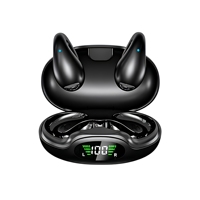Écouteurs sans fil BT 5.3 à clipser, étanches IPX5, avec réduction de bruit, pour le sport, commande vocale, pour la salle de sport