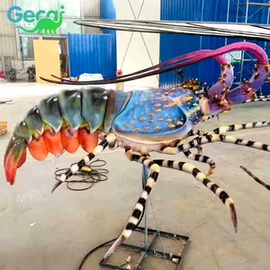 GECAI amusement park life size animatronic water animals robotic lobster model for sale