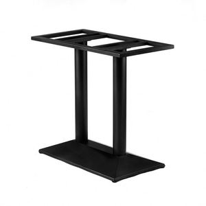 WEKIS Modern Metal Cast Iron Sturdy <b>Square</b> Black <b>Table</b> Base for Large Size Outdoor Bedroom <b>Table</b> - Product Image 2