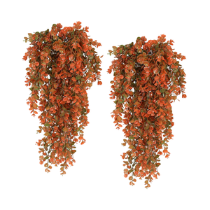 Decorazioni per Interni/Esterni per il Ringraziamento, Marca YM, Arte Murale con Eucalipto Appeso, Arbusti Artificiali in Plastica, Piante Decorative a Tema Autunnale - Product Image 4