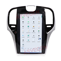 Lecteur DVD radio audio vidéo GPS de voiture avec écran vertical 13,3 pouces Qualcomm Android stéréo pour Chrysler 300C 300 300S 2013-2019 Carplay