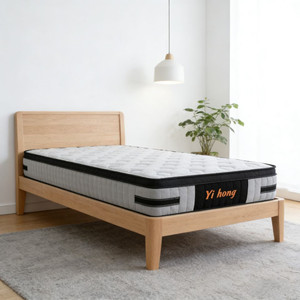 <span class=keywords><strong>Matelas</strong></span> hybride à ressorts ensachés chauffant en mousse à mémoire de forme, en tissu de coton vert, pour chambre d'hôpital, garanti 5 ans, roulé en boîte, Air - Product Image 3