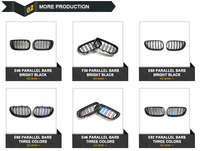 Kit de carrocería de coche, parachoques trasero negro brillante, divisor de labios, faldas laterales, juego de difusor de alerón para BMW X6 G06 2019