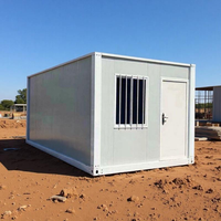 Maison conteneur préfabriquée pliable et extensible, résistante à la corrosion, pour usage scolaire et en campagne