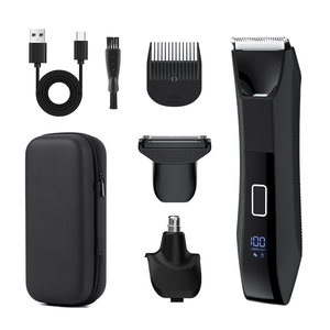 Recortadora Corporal 3 en 1 OEM/ODM IPX7, Afeitadora Eléctrica de Doble Cuchilla para Barba, Recortadora de Vello Corporal para Hombre con Kit de Aseo Ligero y Bolsa de EVA - Product Image 4