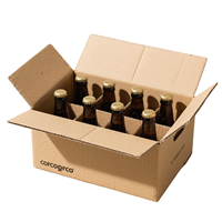 Cajas de Cartón Corrugado Plegables, Ecológicas, de Alta Gama, Hechas con Materiales Reciclados, con Laminado Mate y Grabado en Relieve, para Bebidas Energéticas