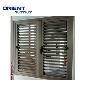 Persianas enrollables de aluminio para ventanas, persianas de vidrio a prueba de balas - Product Image 2