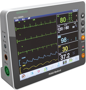 Dispositivo de Monitoreo con Pantalla TFT de 8.4 Pulgadas, ECG, Presión Arterial No Invasiva, Frecuencia Cardíaca, Temperatura, SPO2, PR para Clínica - Product Image 6