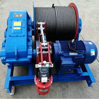 Treuil électrique de levage avec force de traction de 1, 2 ou 3 tonnes, modèle JM JK, fournisseur chinois, avec câble en acier et variateur de fréquence (VFD)
