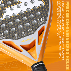 Racchetta da Padel 2026 AMA Sport Professionale in Fibra di Carbonio con Forma Ibrida, Logo Personalizzato, Nuova Tecnologia di Alta Qualità - Product Image 4
