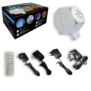 Niños bebé música altavoz nebulosas nube se mueve de ola remoto de luz de la noche para proyector estrellado para proyector - Product Image 4