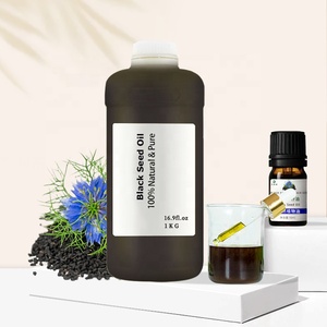 Certificado Orgánico USDA <span class=keywords><strong>NOP</strong></span>, Aceite de Semillas Negras de 1000 ml, Prensado en Frío, Aceite de Semillas Negras Puro y Natural en Cápsulas para Cabello, Barba, Rostro, Labios y Articulaciones - Product Image 1