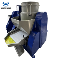 Machine de polissage à disque vertical 120L, moteur 4kW, déchargement automatique, production en série, traitement des pièces en acier, ébavurage