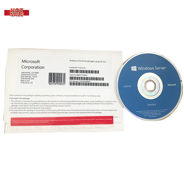 Windows Server 2012 R2 Standard OEM DVD Full Package English Language DHL Free Shipping Win Server 2012 R2(1 set= 10 pcs)