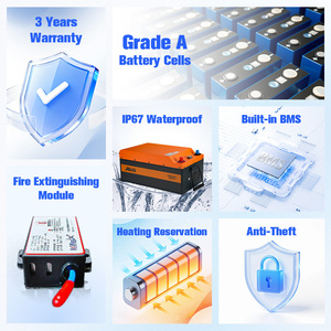 Batería de Litio para Camiones de Trabajo Pesado, Batería Bluetooth Lifepo4 de Alta Capacidad, Paquete de Baterías de Iones de Litio de 25.6v 230ah - Product Image 4