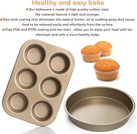 Set Peralatan Panggang Kue Anti Lengket dari Baja Karbon untuk Oven, Berkualitas Pabrik OEM