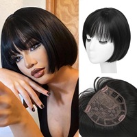 Prothèse capillaire indétectable à nœuds blanchis 7x11 grande taille en cheveux birmans, texture lisse, pour femmes, couverture complète du cuir chevelu