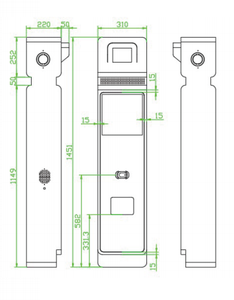 Sistema Automático de Reconocimiento de Matrículas (LPR) para Control de Entrada en Estacionamientos con Barrera para la Gestión de Aparcamientos - Product Image 3
