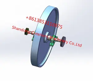 Custom Flywheel 100kg 24inch Cast Iron Flywheel Belt Shaft And Pulley