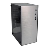 Boîtier en aluminium OEM/ODM personnalisé, petit boîtier de PC, tour, verre trempé, ITX/M-ATX, boîtier d'ordinateur en aluminium